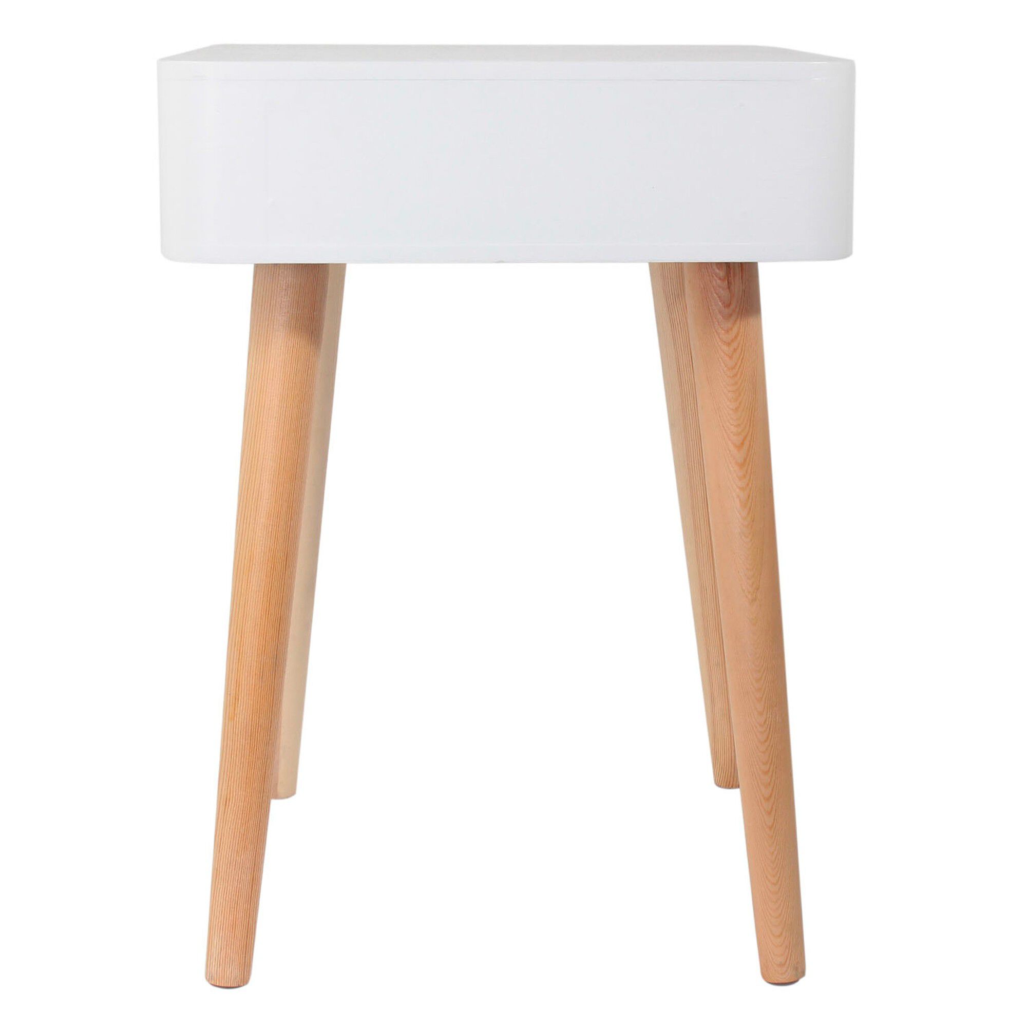 Table de chevet bicolore 1 tiroir