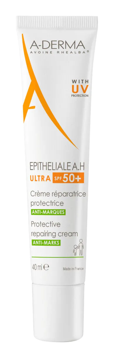 A-Derma Epitheale AH Ultra SPF 50+ Beskyttende Regenererende Creme