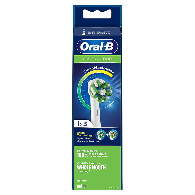 Oral-B Oral-B børstehoder 3-pk Cross action