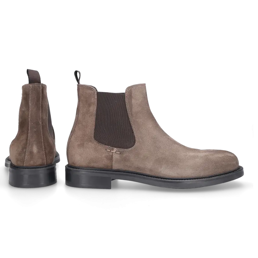 EN AVANT - Chelsea Boots 206-12 Veloursleder - beige