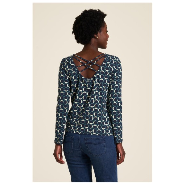 Tranquillo - Women's Jersey-Shirt mit Rückendetails - Longsleeve