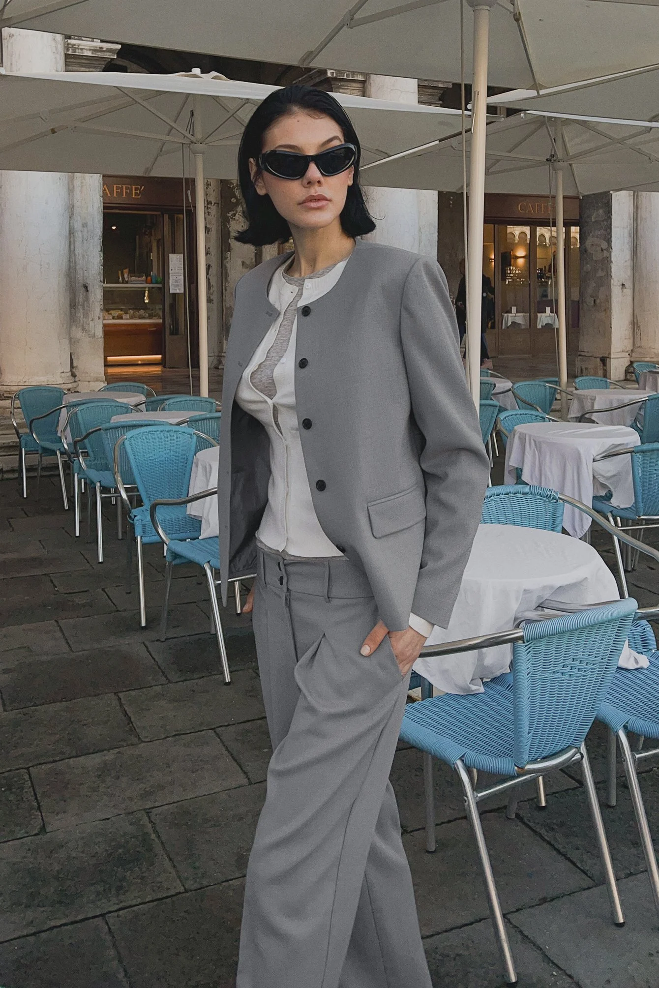 Wrap Around Racer Sunglasses