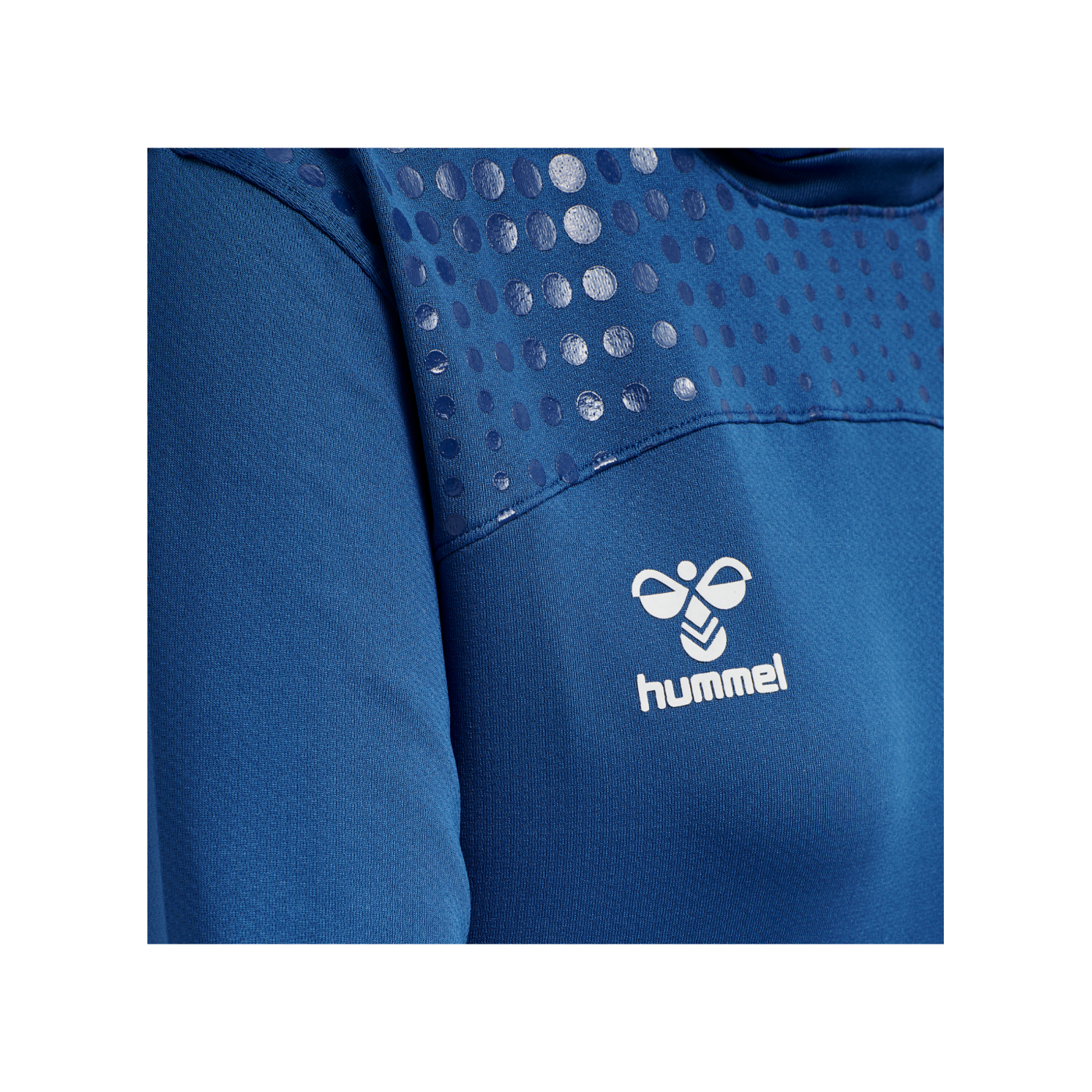 Hummel hmlLEAD Poly Hoody Damen Blau F7045