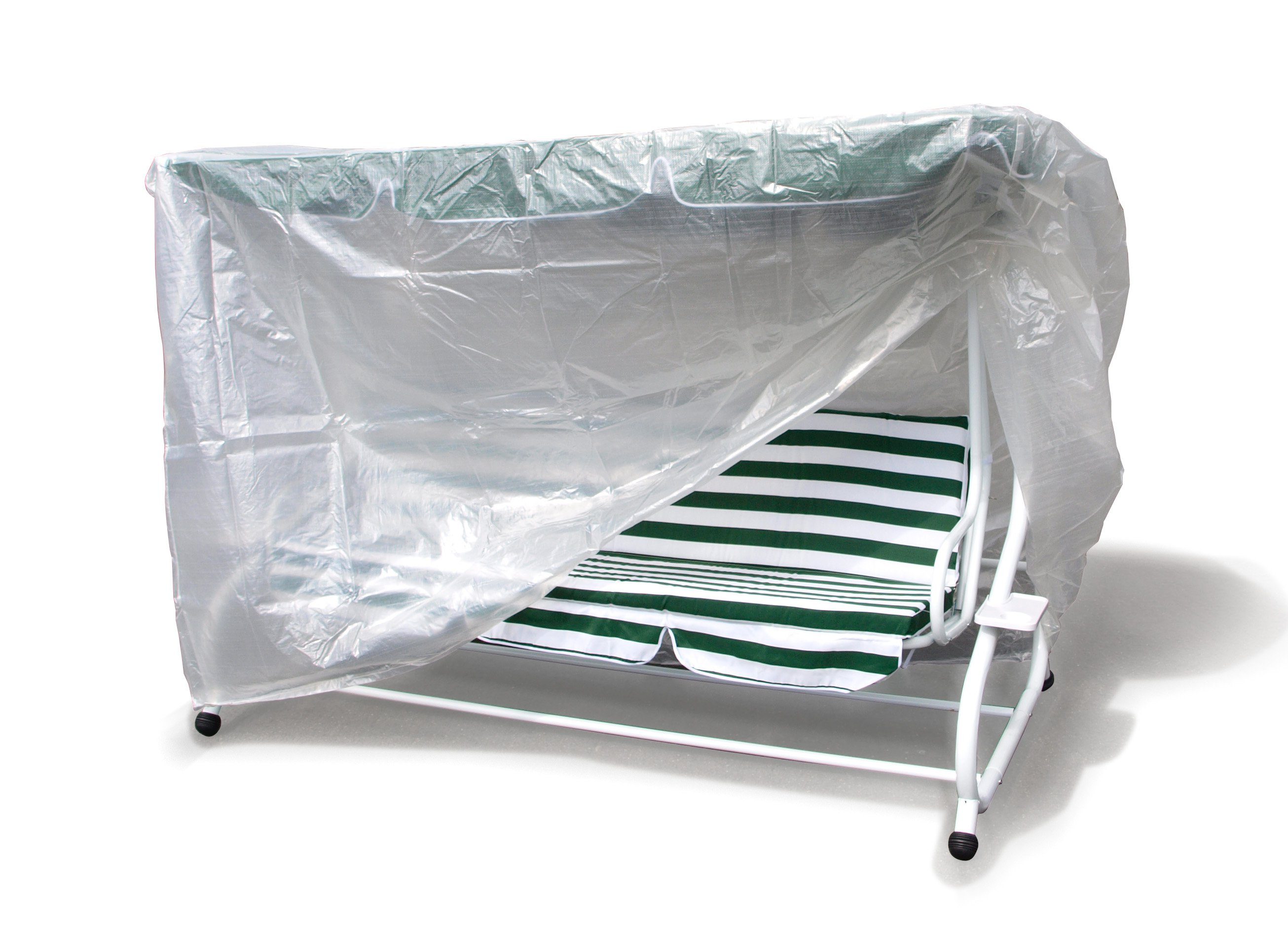 DEGAMO Gartenmöbel-Schutzhülle (1-St), für Hollywoodschaukel 215cm, PE transparent, reißfest und formstabil