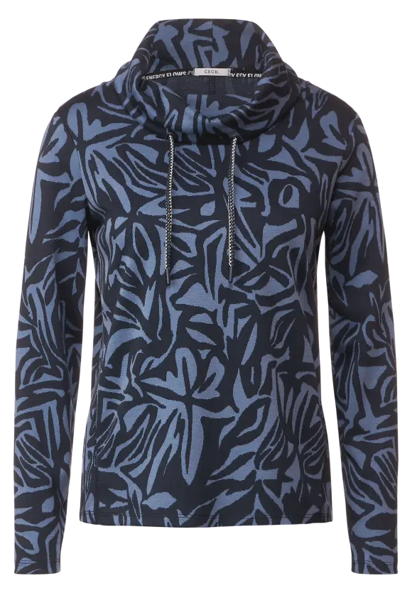 CECIL Shirt mit Jaquard Muster