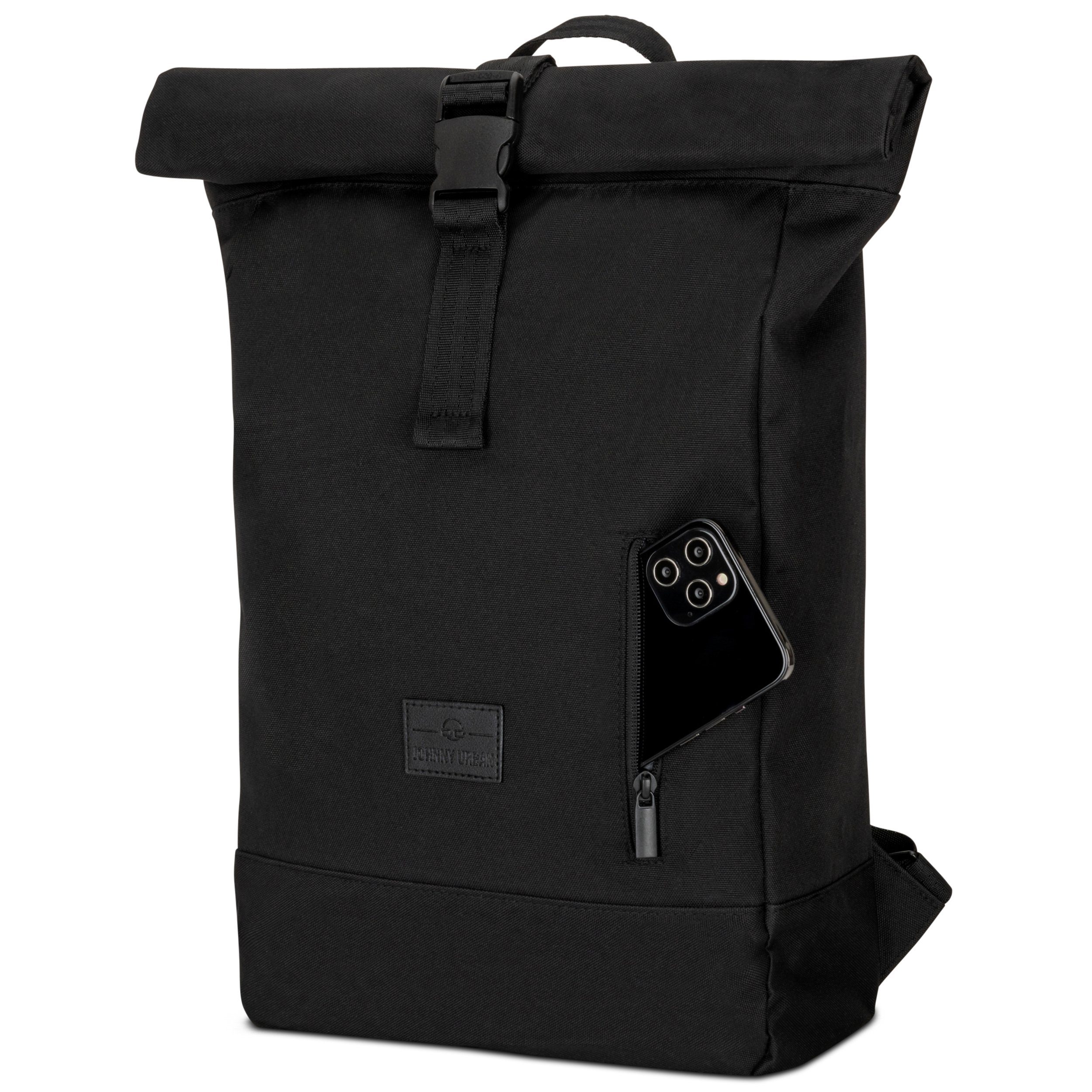 Johnny Urban Cityrucksack Robin Medium, Rolltop Damen Herren, Laptop Fach, Wasserabweisend