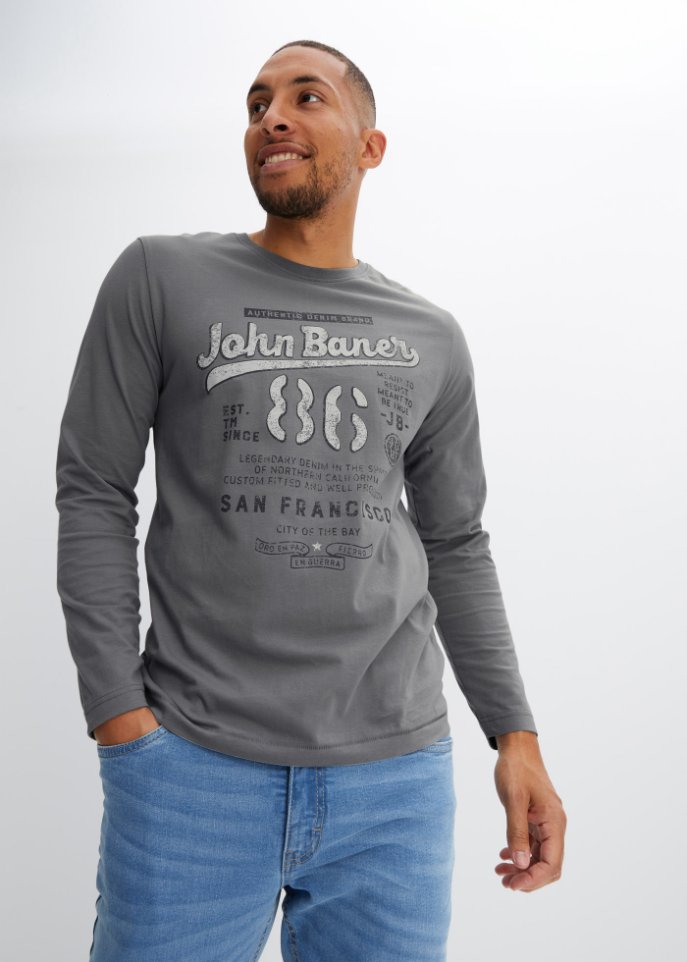 Langarmshirt aus Bio-Baumwolle