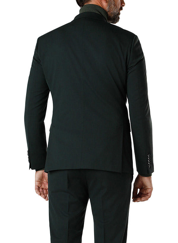 Strellson, Sakko Aidan, Slim Fit, Woll-Stretch, dunkelgrün meliert