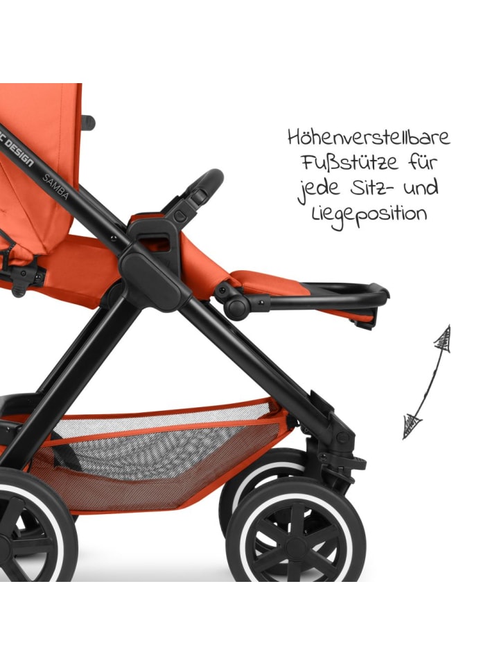 ABC-Design Buggy & Sportwagen Samba mit Sportsitz (ab ca. 9 in orange,schwarz günstig kaufen onesize