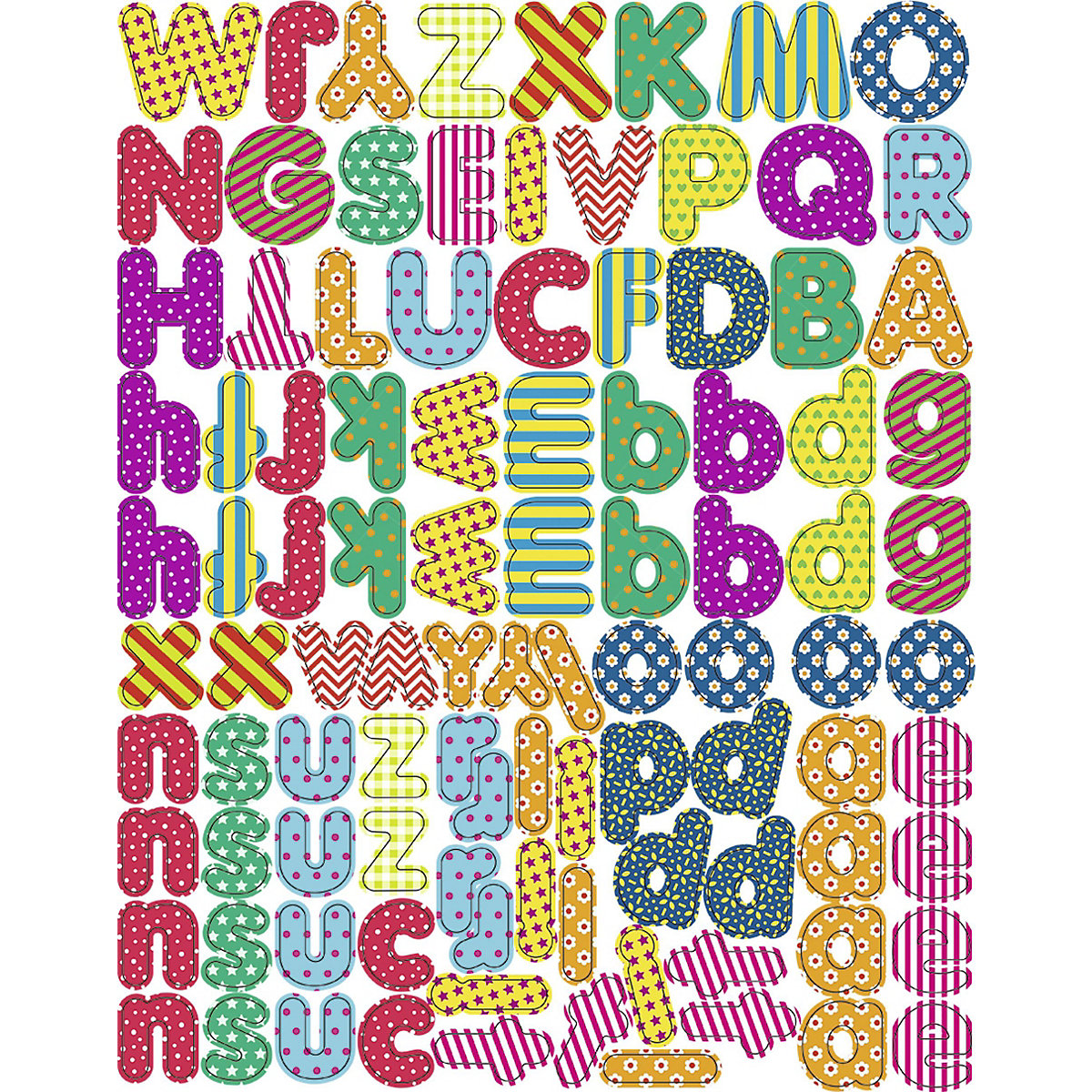 Magnete Buchstaben verschienene Designs