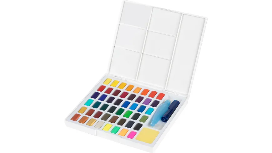 FABER-CASTELL Aquarellfarben in Näpfchen 48er Etui