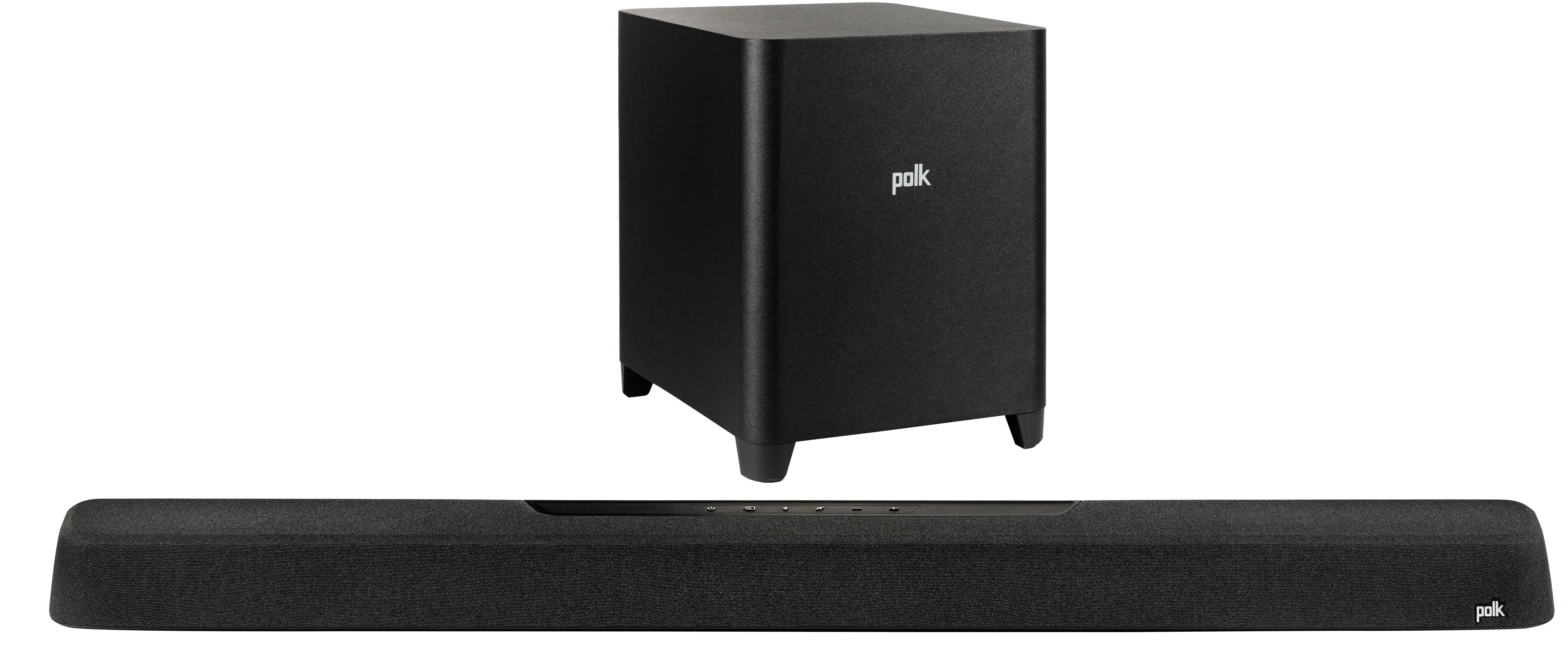 Polk Magnifi Max AX SR Heimkinosystem (Bluetooth, LAN (Ethernet), WLAN, Wireless-Surround-Lautsprechern und Subwoofer)