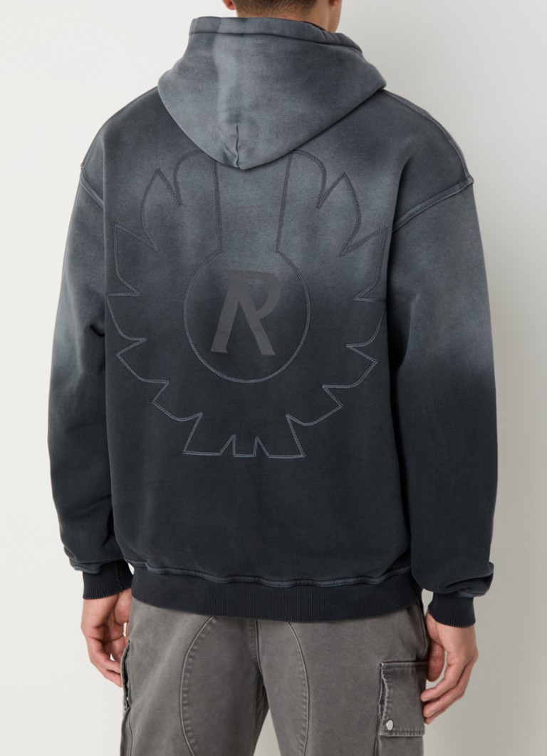 Represent Outline kapucnis pulóver logós hímzéssel