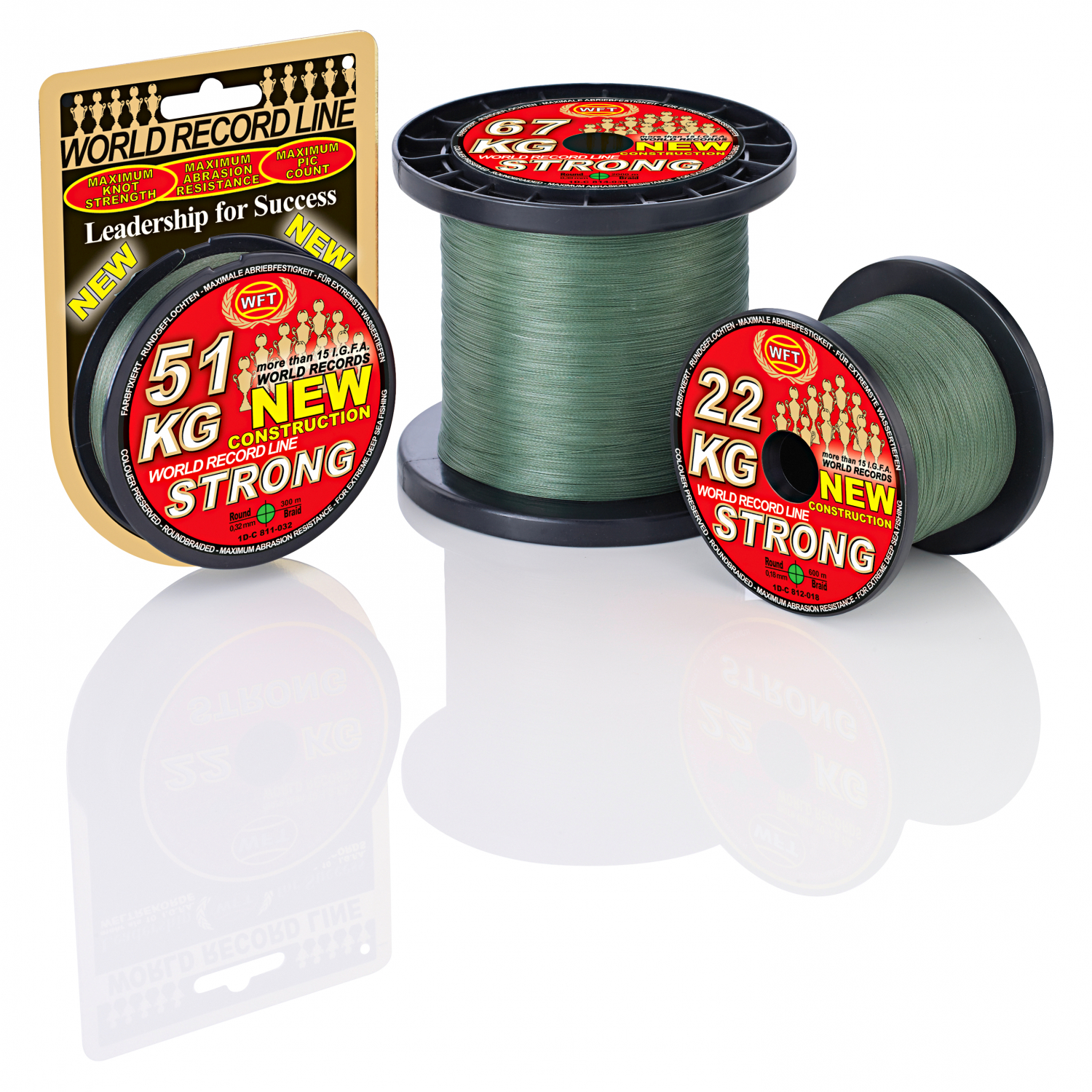 WFT Angelschnur KG Strong (grün)