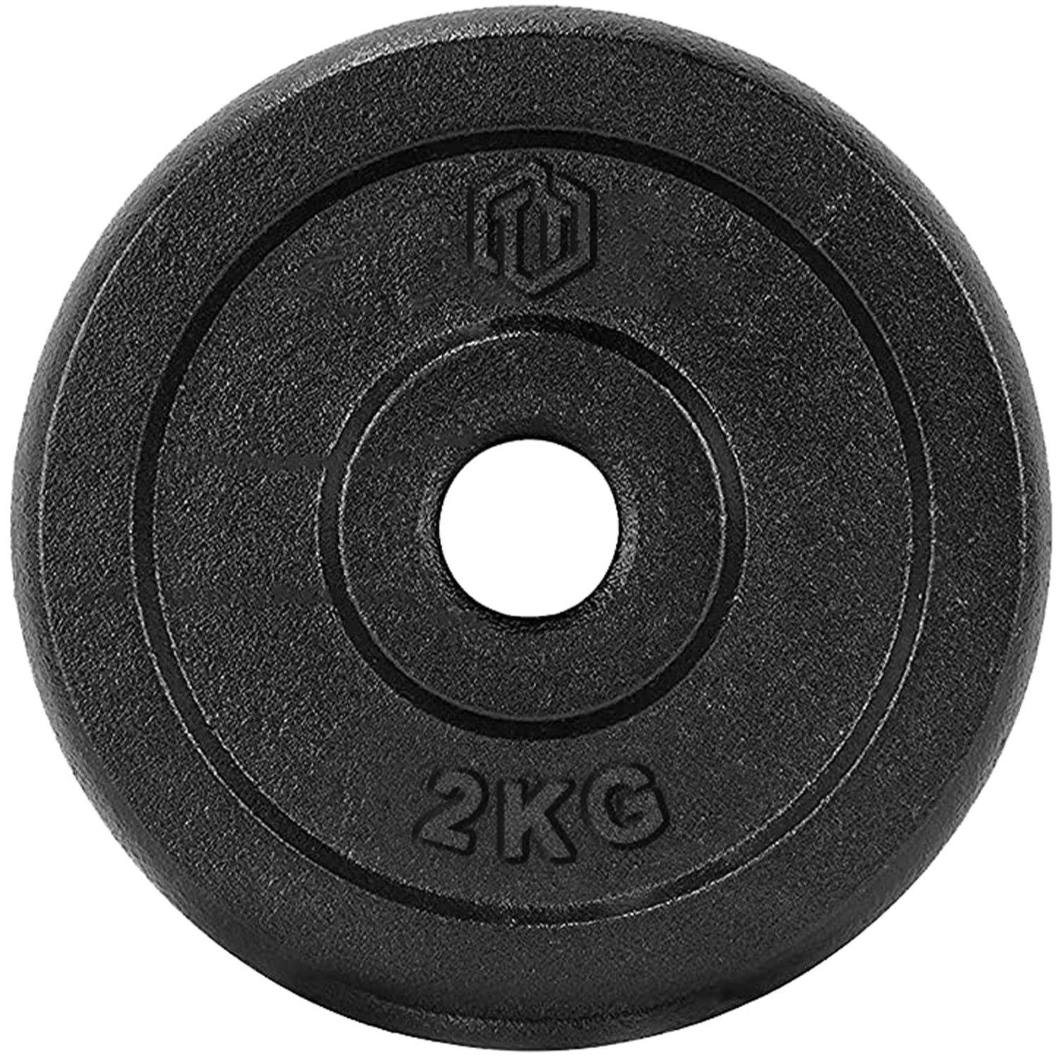 Sporttrend 24 Hantelscheiben Sporttrend 24® Hantelscheibe 2,0KG Gusseisen 30/31mm, Gewichtsscheibe