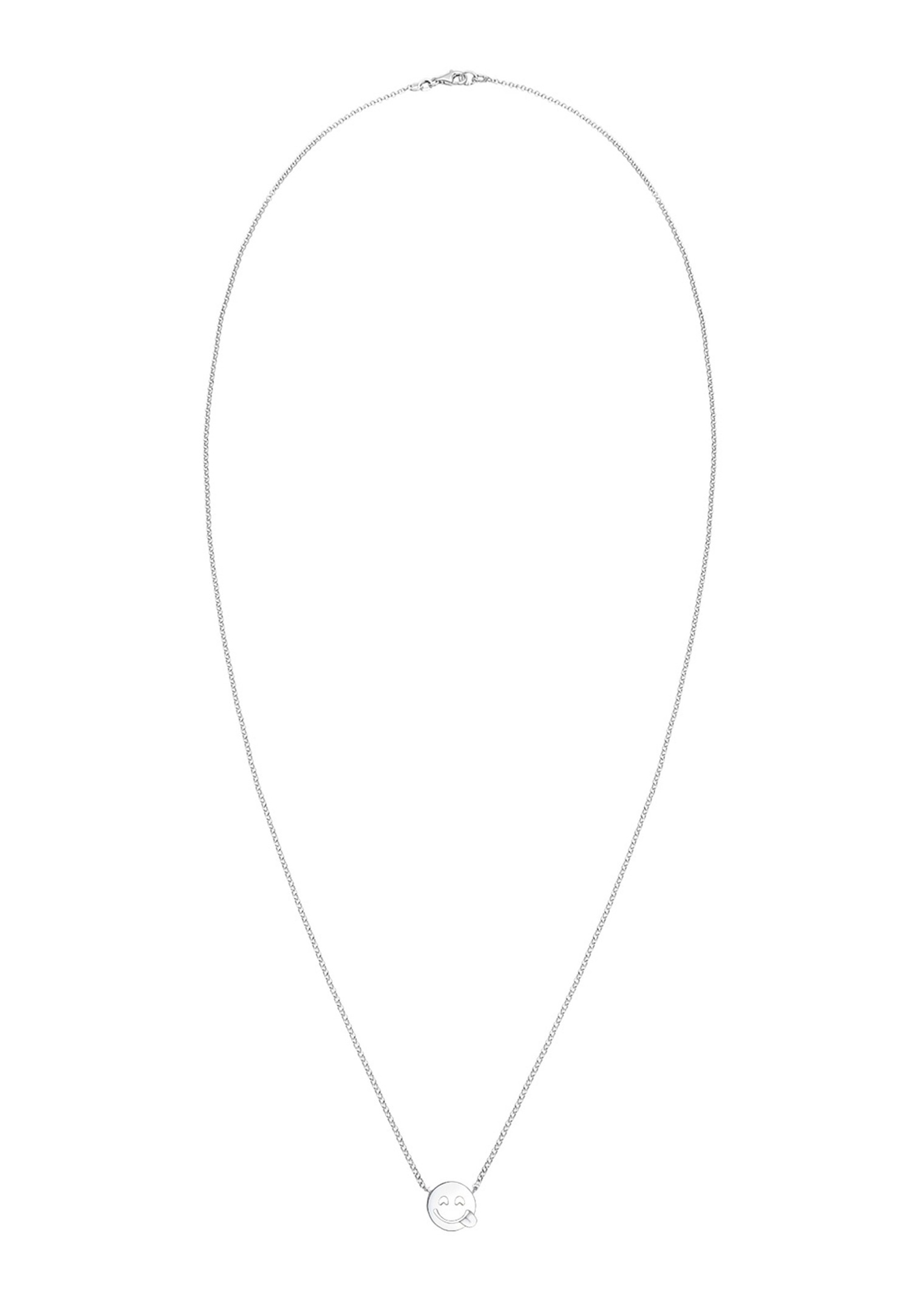 Ciondolo da donna Elli con faccina sorridente - Argento 925/1000