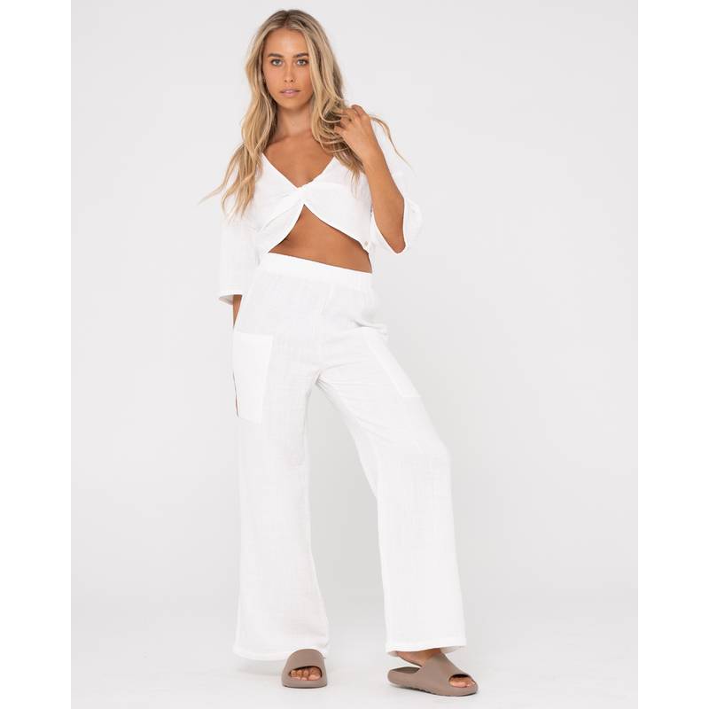 RUSTY SOMEWHERE BEACH PANT Stoffhose Damen