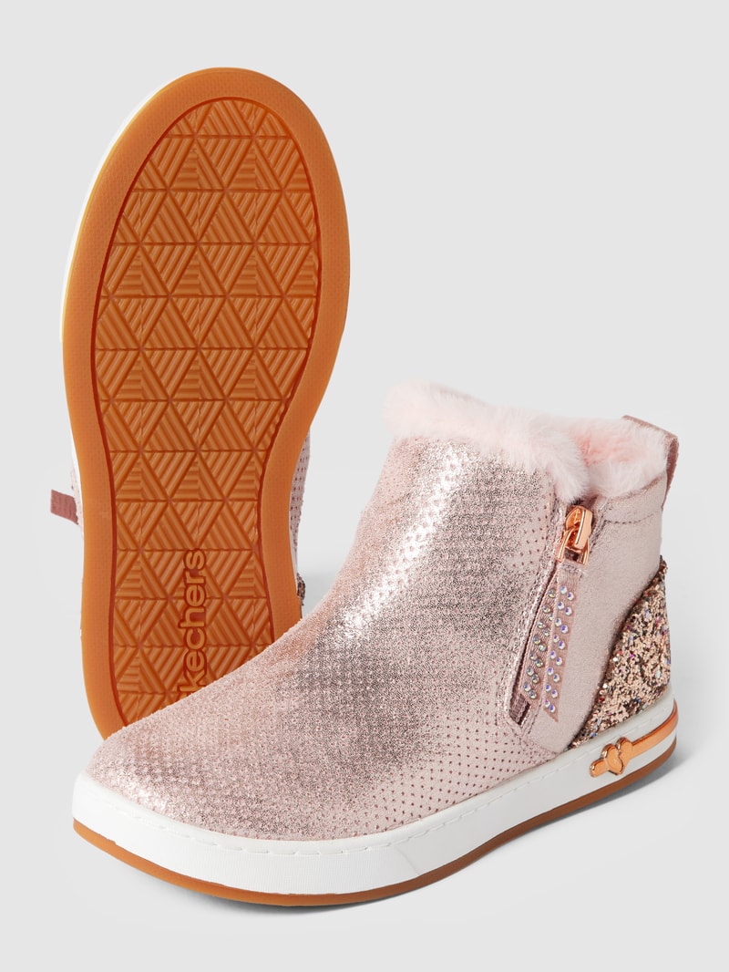Boots mit Ziersteinen Modell 'SHOUTOUTS' in rose gold