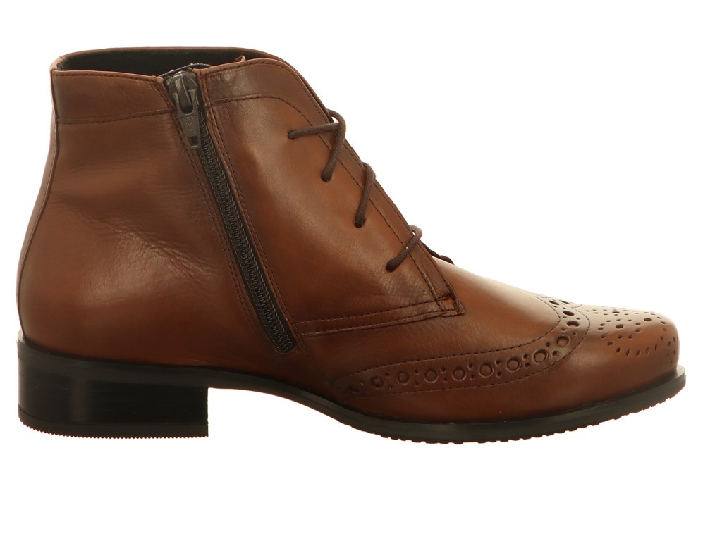 SEMLER Schnür-Stiefeletten braun ANTIK-CALF