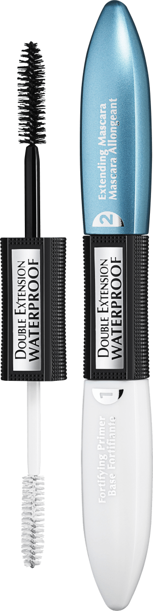 Mascara Double Extension Waterproof Black, 12 ml