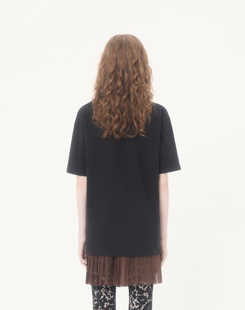 Camiseta de algodão estampada