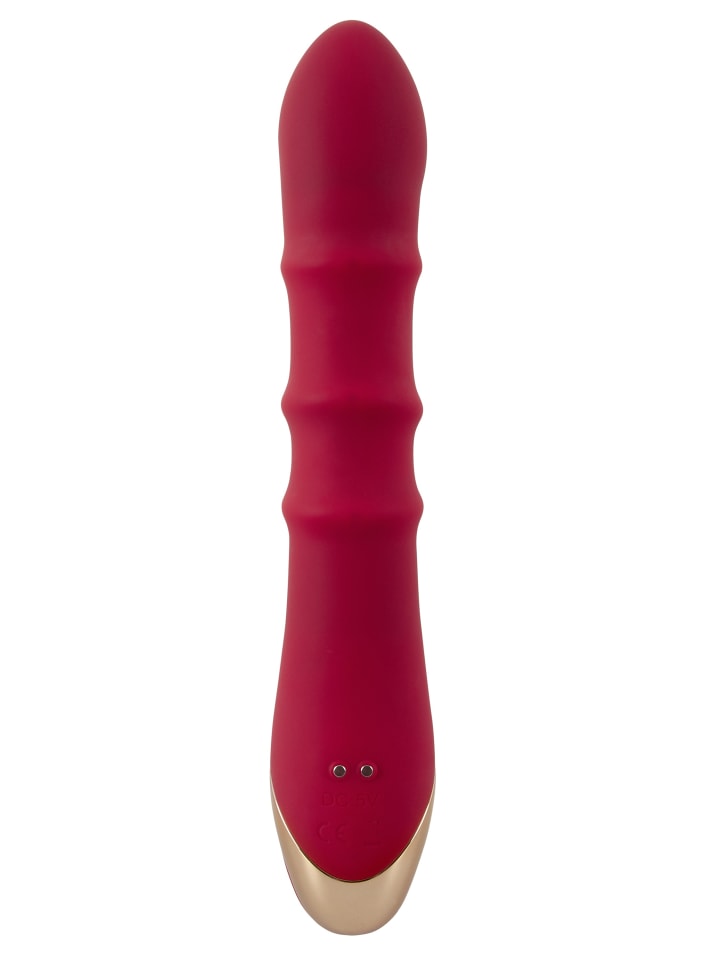 You2Toys Rabbitvibrator Rabbit Vibrator with 3 Moving Rings in rot günstig kaufen 23,5