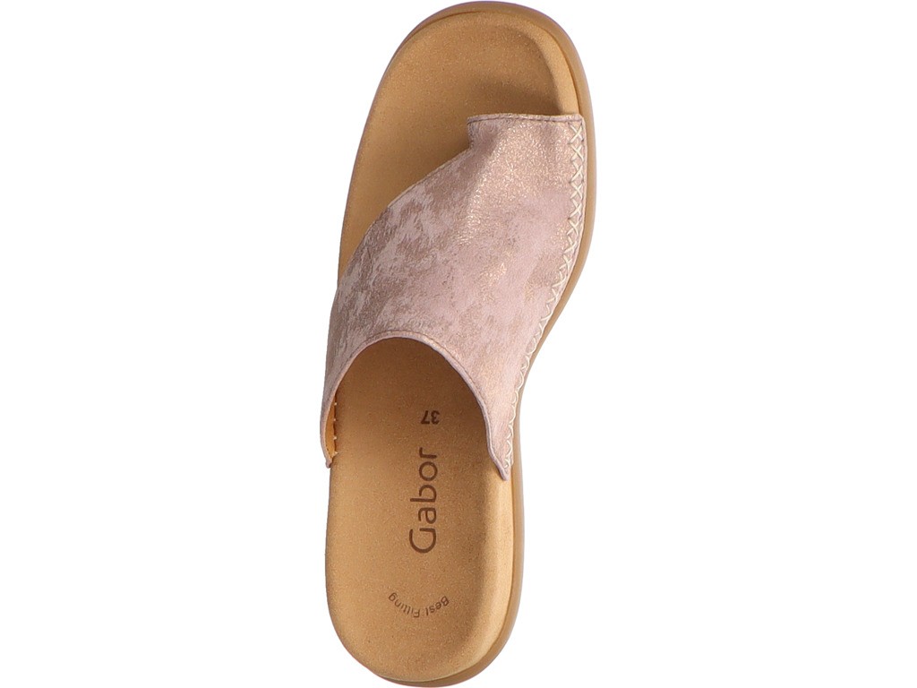 GABOR Komfort Sandalen silber