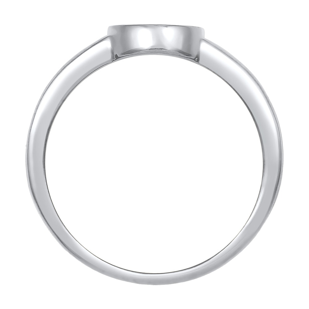 Elli Elli Bague Cercle Basic Géo Bague Femme - (925/1000) Argent Bague