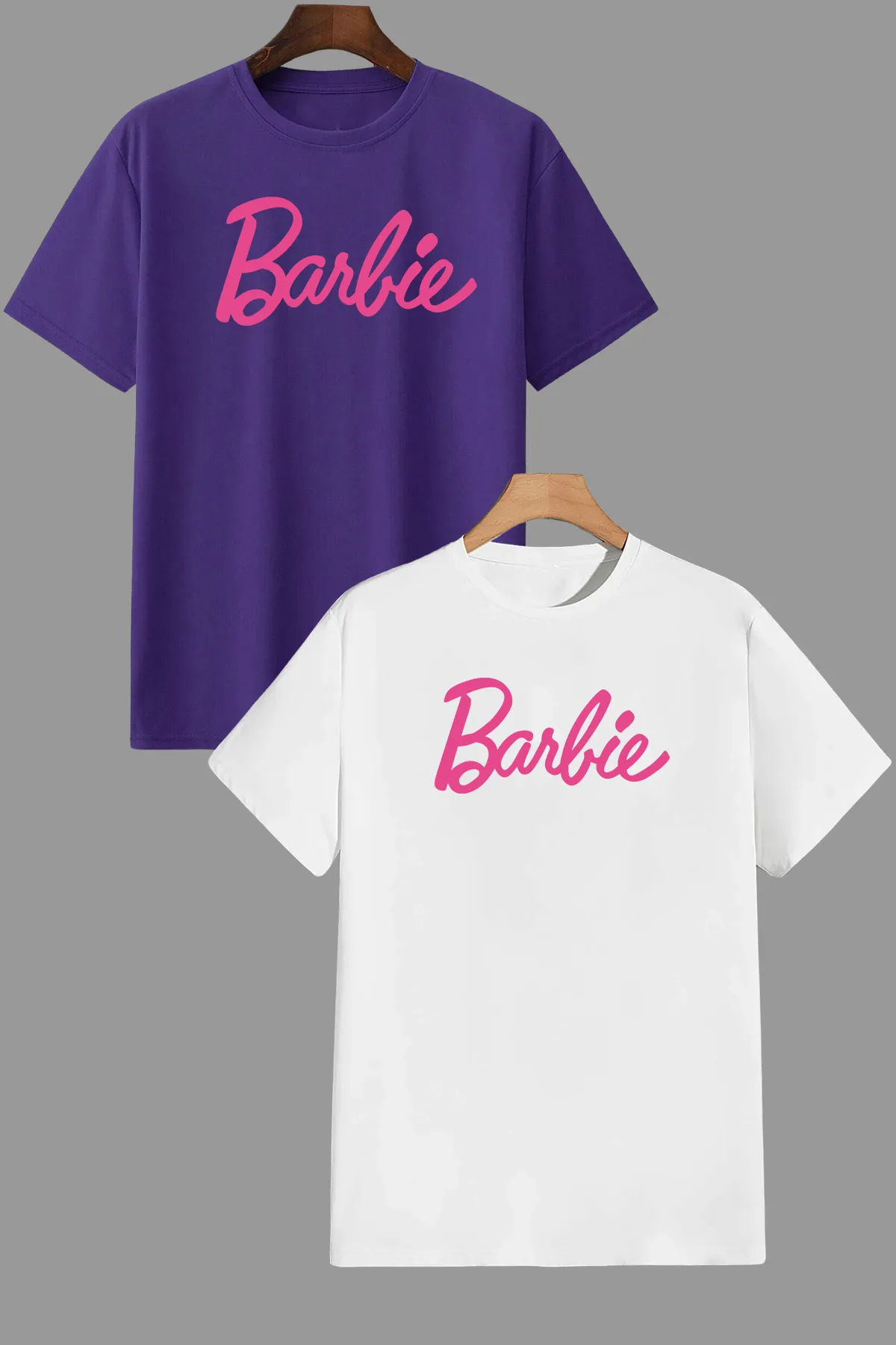 uyguntarz  Bedruckte Oversize-T-Shirts für Damen im 2er-Pack