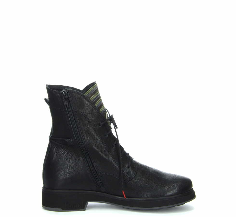 THINK Schnür-Stiefeletten schwarz Comoda