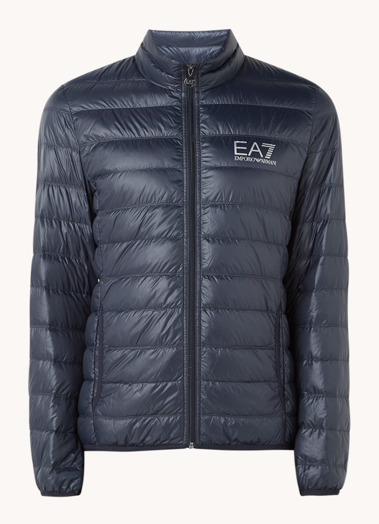 Jachetă matlasată cu puf Emporio Armani și logo
