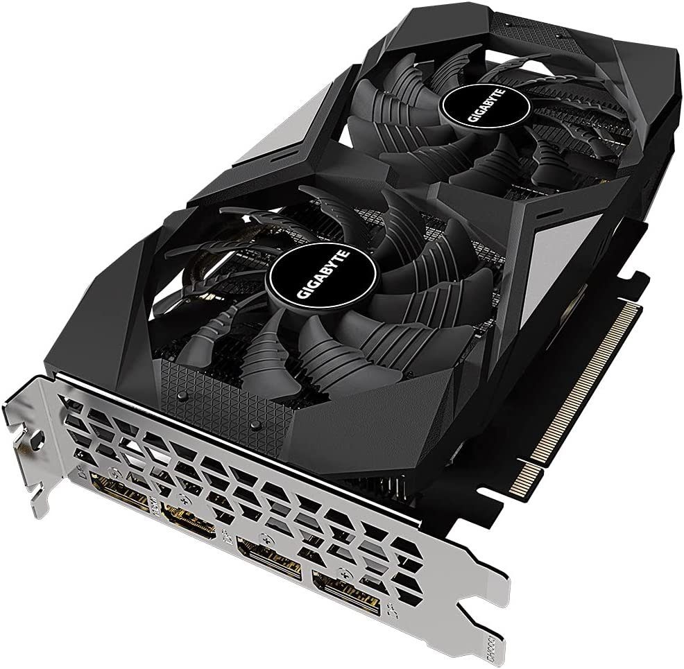 Gigabyte NVIDIA GeForce RTX2060 D6 Grafikkarte (6 GB, GDDR6, Echtzeit-Raytracing (5GRays/​s), Raytracing Cores (30), Tensor Cores (240), HDCP 2.2, 0dB-Zero-Fan-Modus, Backplate)