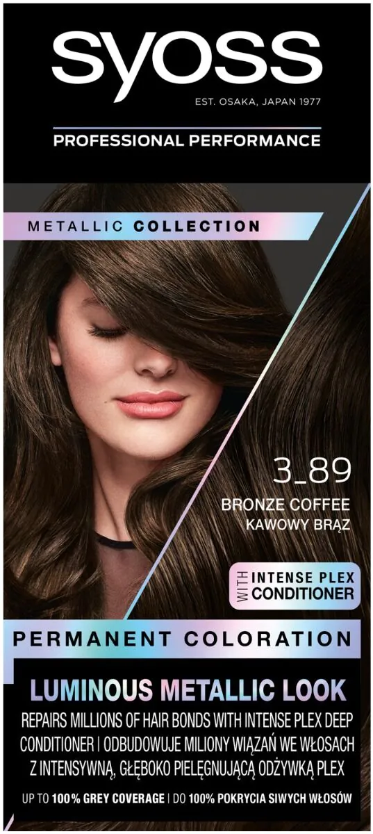 Syoss Metallic 3-89 Бронзана кафа - Фарба за косу