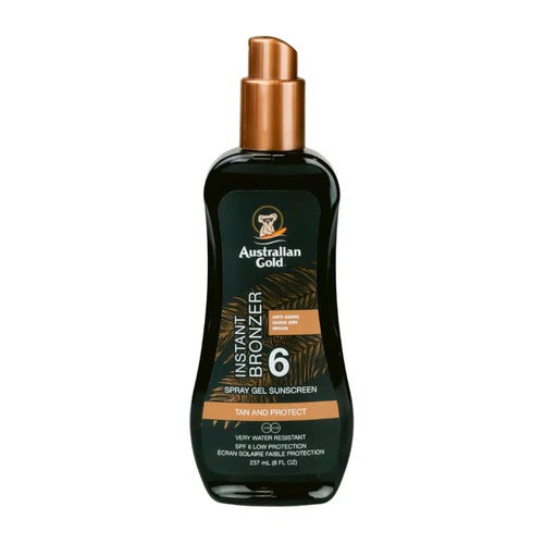 Bronceador instantáneo Australian Gold con protección solar SPF 6, 237 ml
