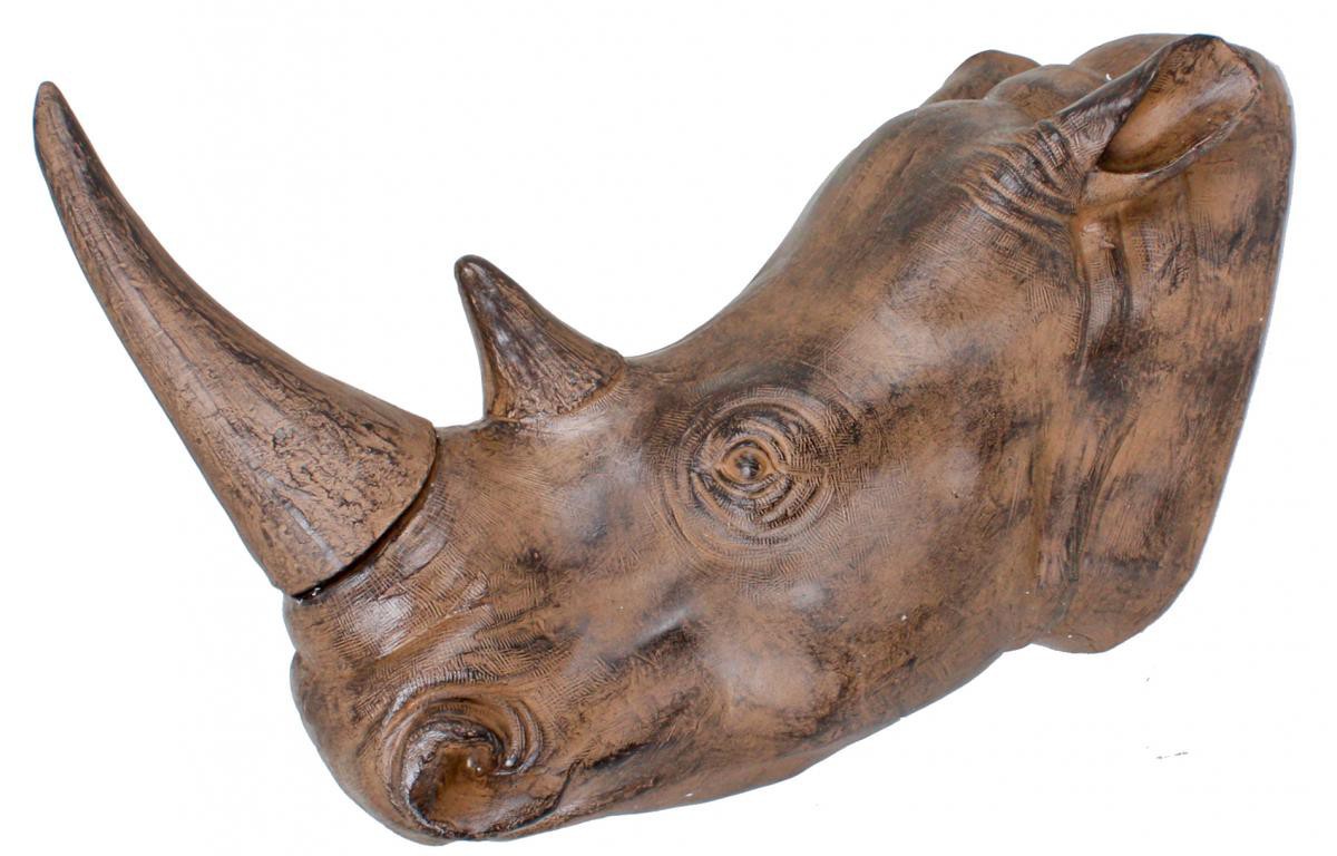 Deco Pleasure Harms Geweih Nashorn Wandskulptur