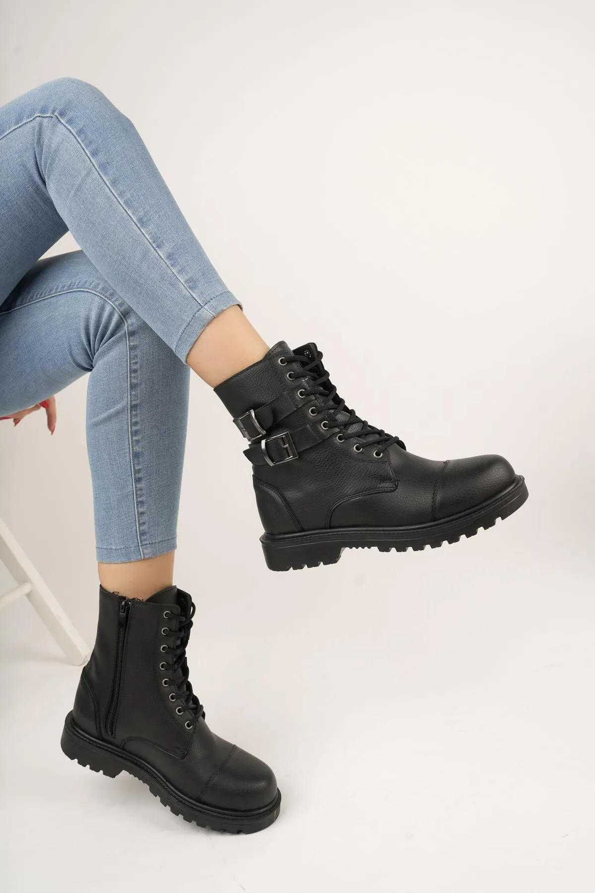 MUGGO  M452 Garantiert langlebiges Gummi, flexibel, winterfest, wasser- und kältebeständig, Unisex-Spitze und Reißverschluss