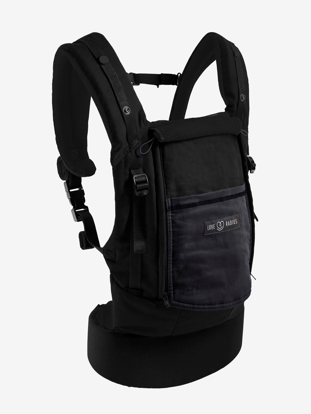 Porte-bébé PhysioCarrier LOVE RADIUS BY JPMBB noir/anthracite