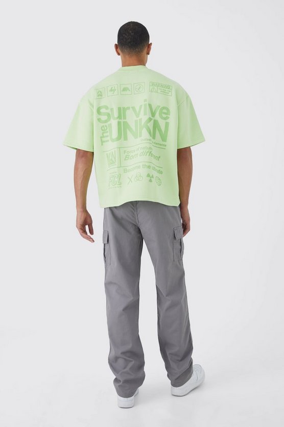 Tall Twill Cargo-Hose mit geradem Bein