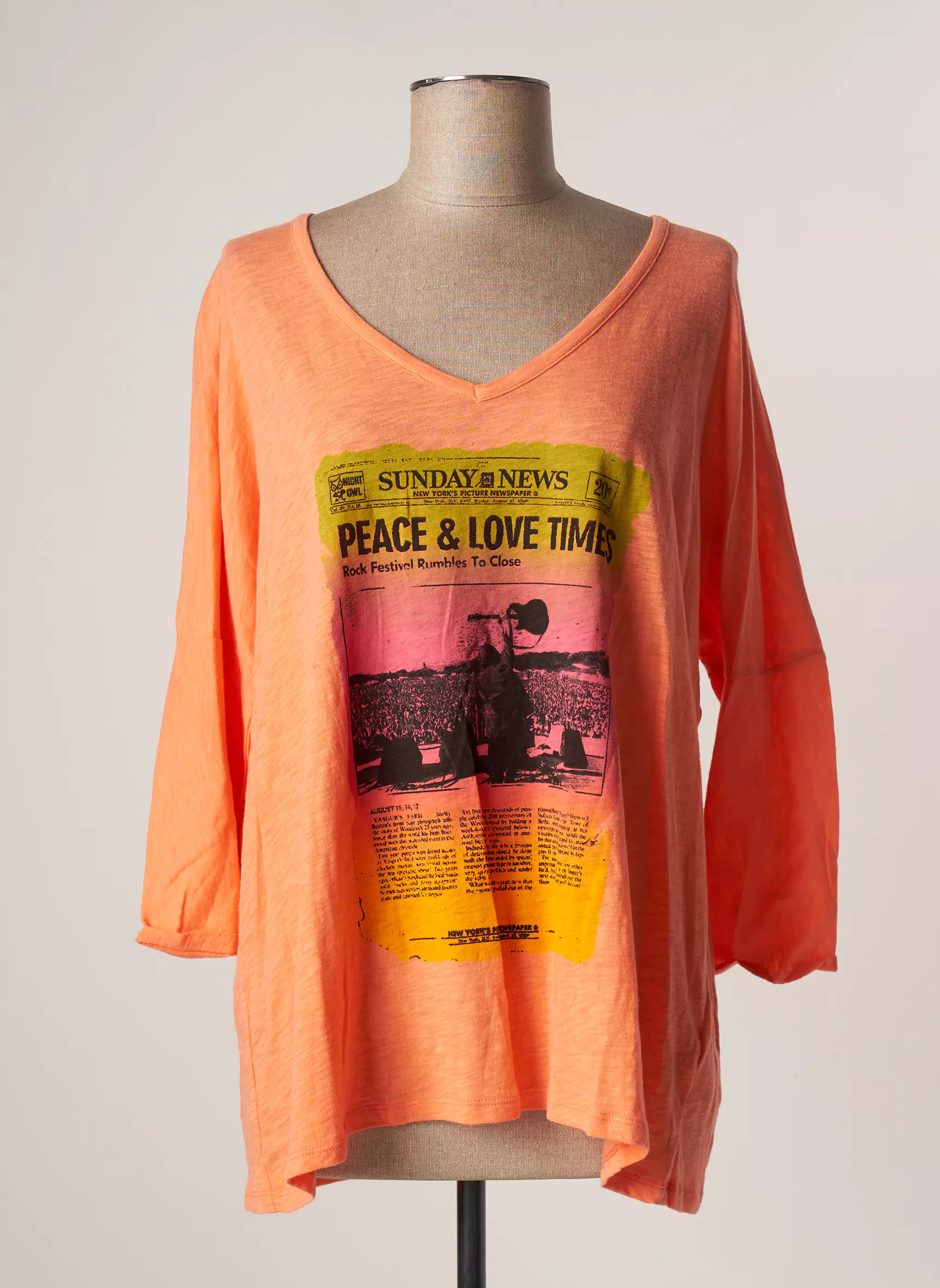 Mkt Studio Tshirts Femme couleur orange