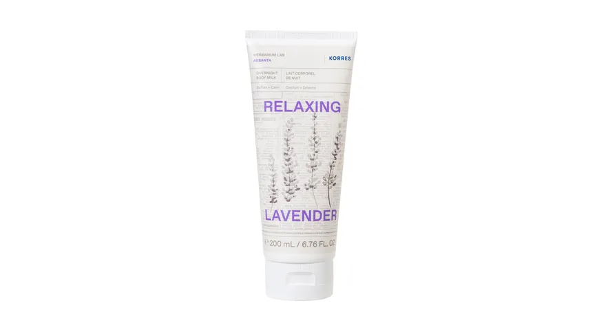 KORRES RELAXING LAVENDER Körpermilch für die Nacht 200 ml