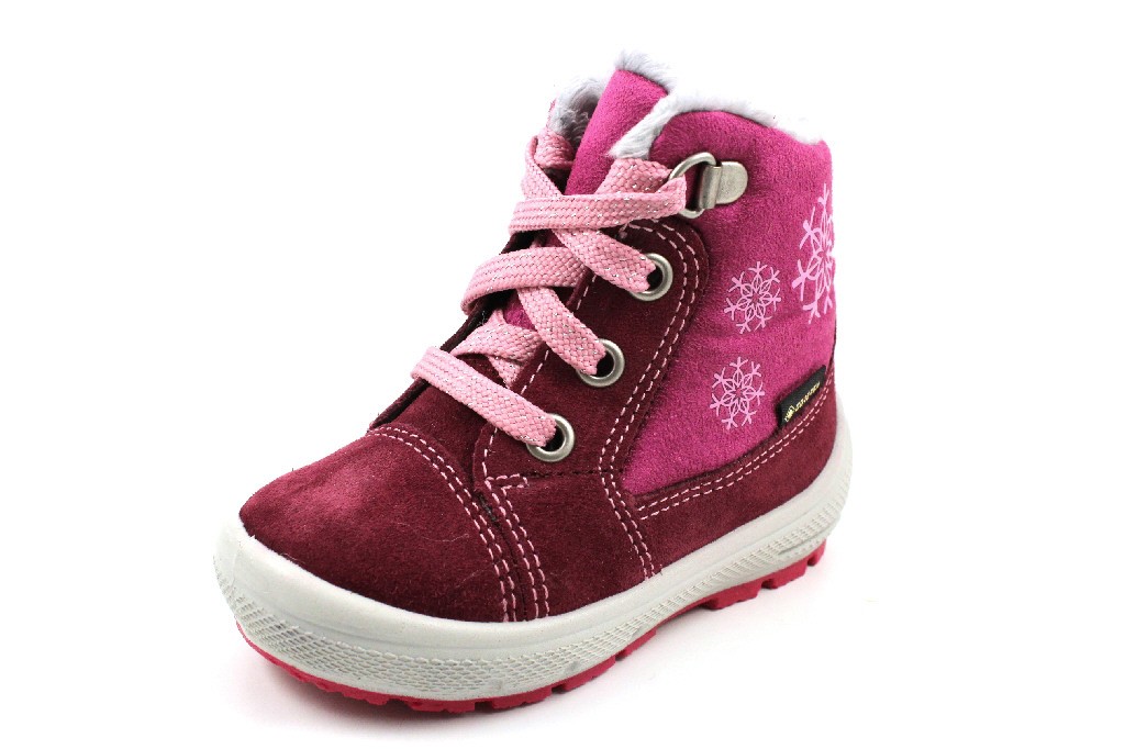 SUPERFIT Mädchen Sandalen rot Stiefelette Leder - GROOVY