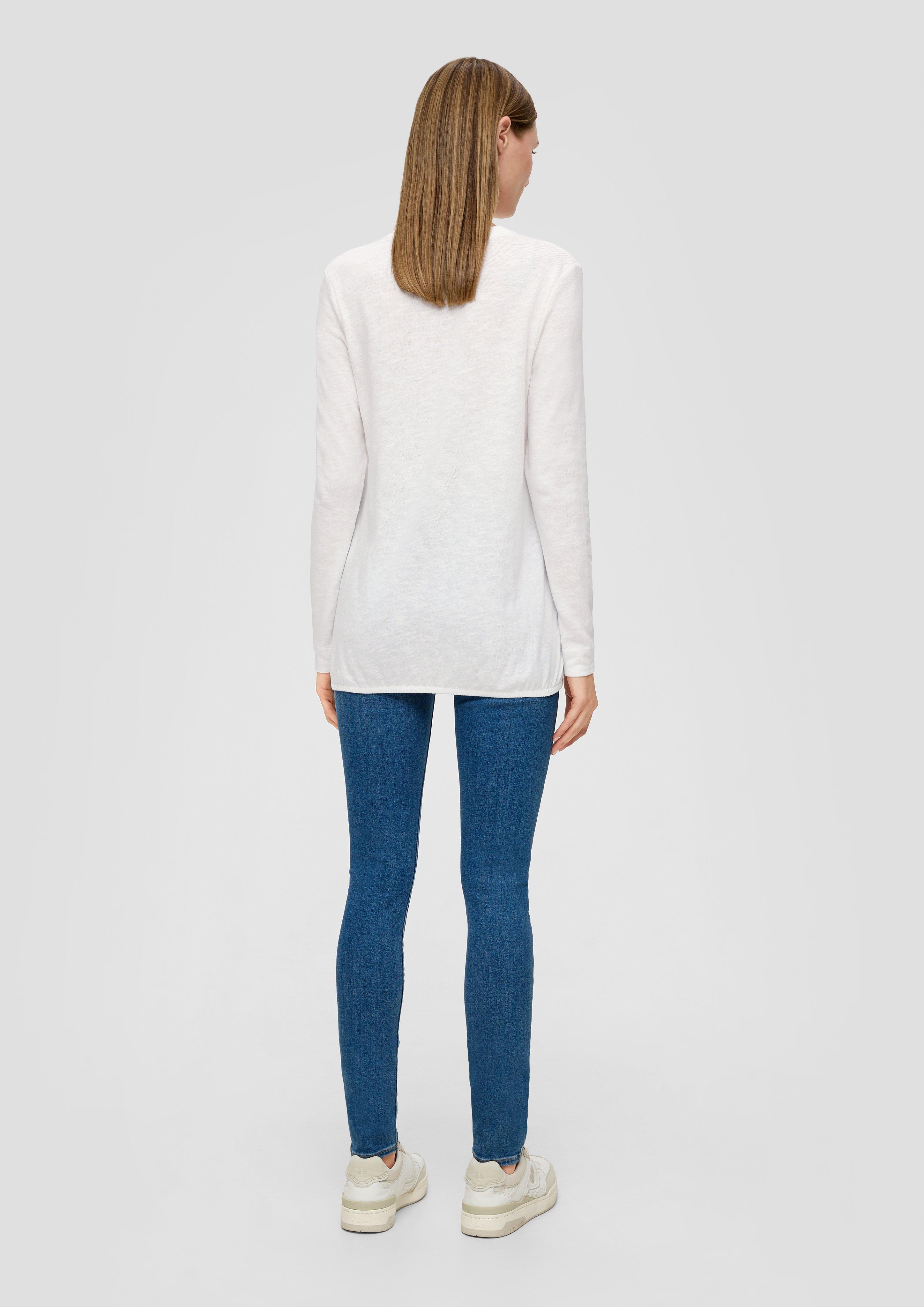 Longsleeve mit Flammgarnstruktur  2138228-0210