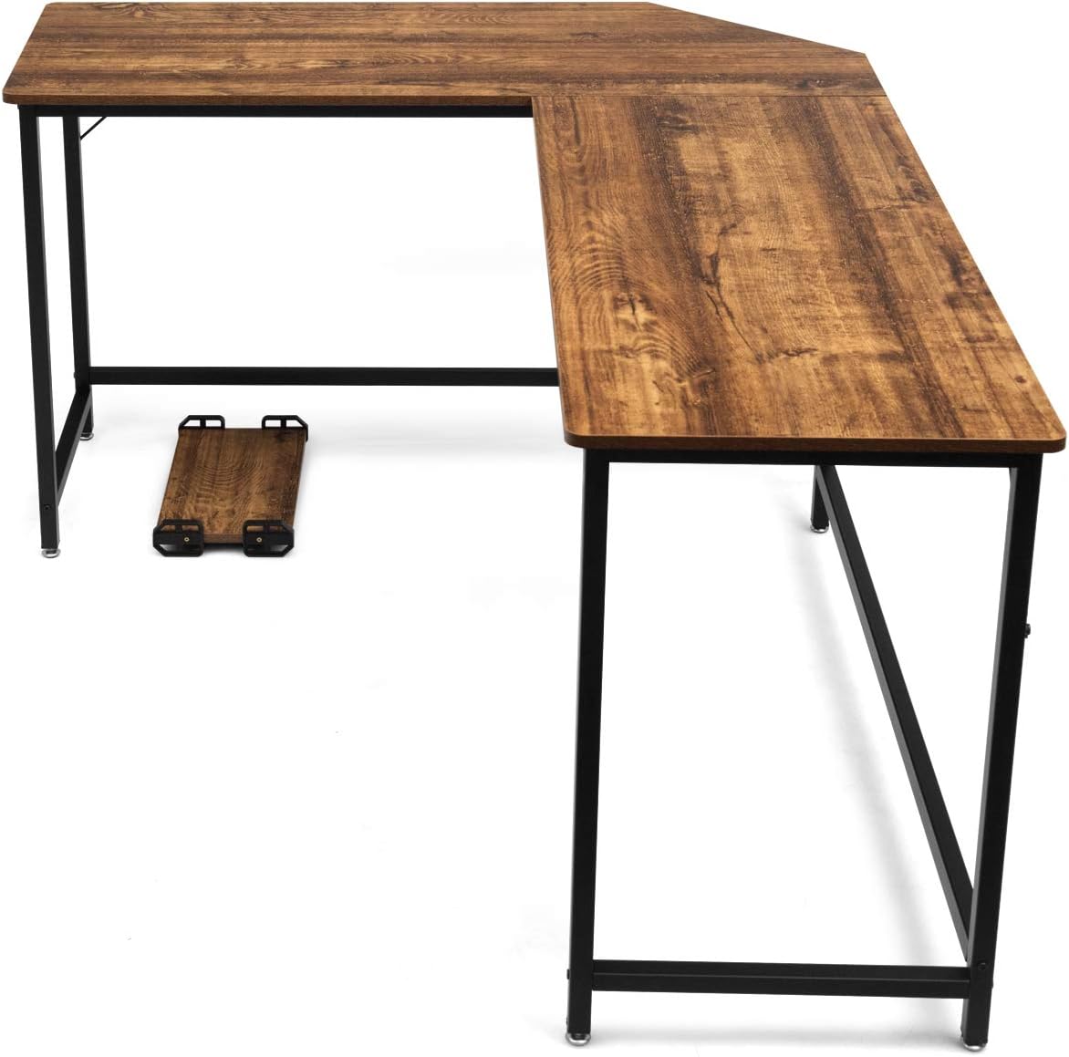 Costway COSTWAY Schreibtisch L-Form, Eckschreibtisch