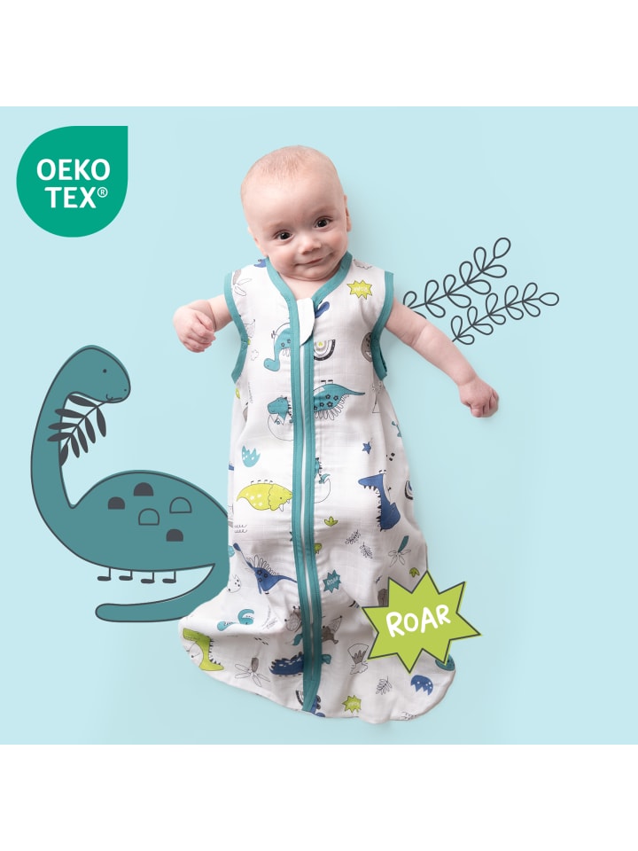 Schlummersack Musselin Babyschlafsack, 0.5 TOG in Petrol günstig kaufen