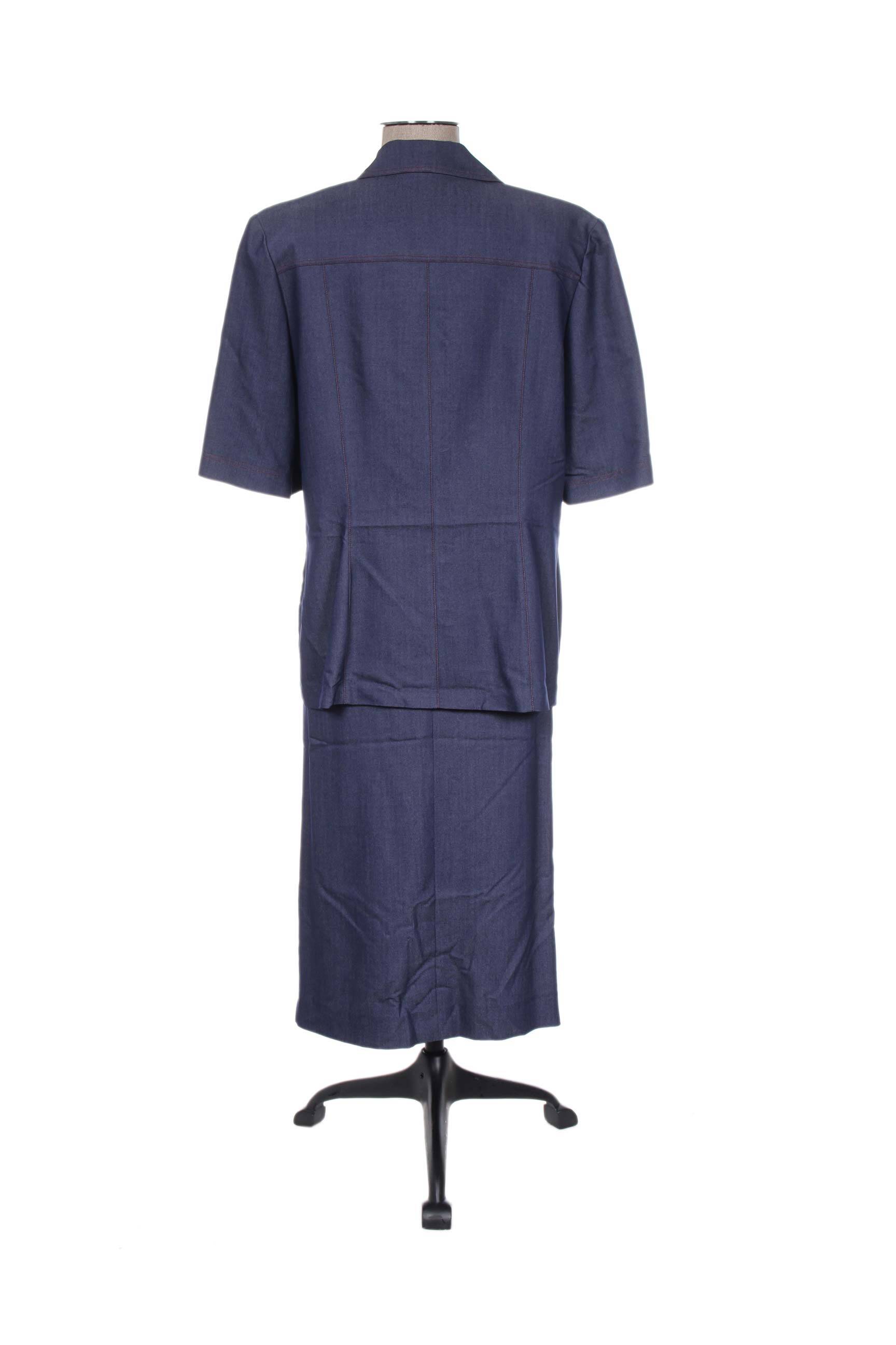 Francoise De France Jupe Veste Femme couleur bleu