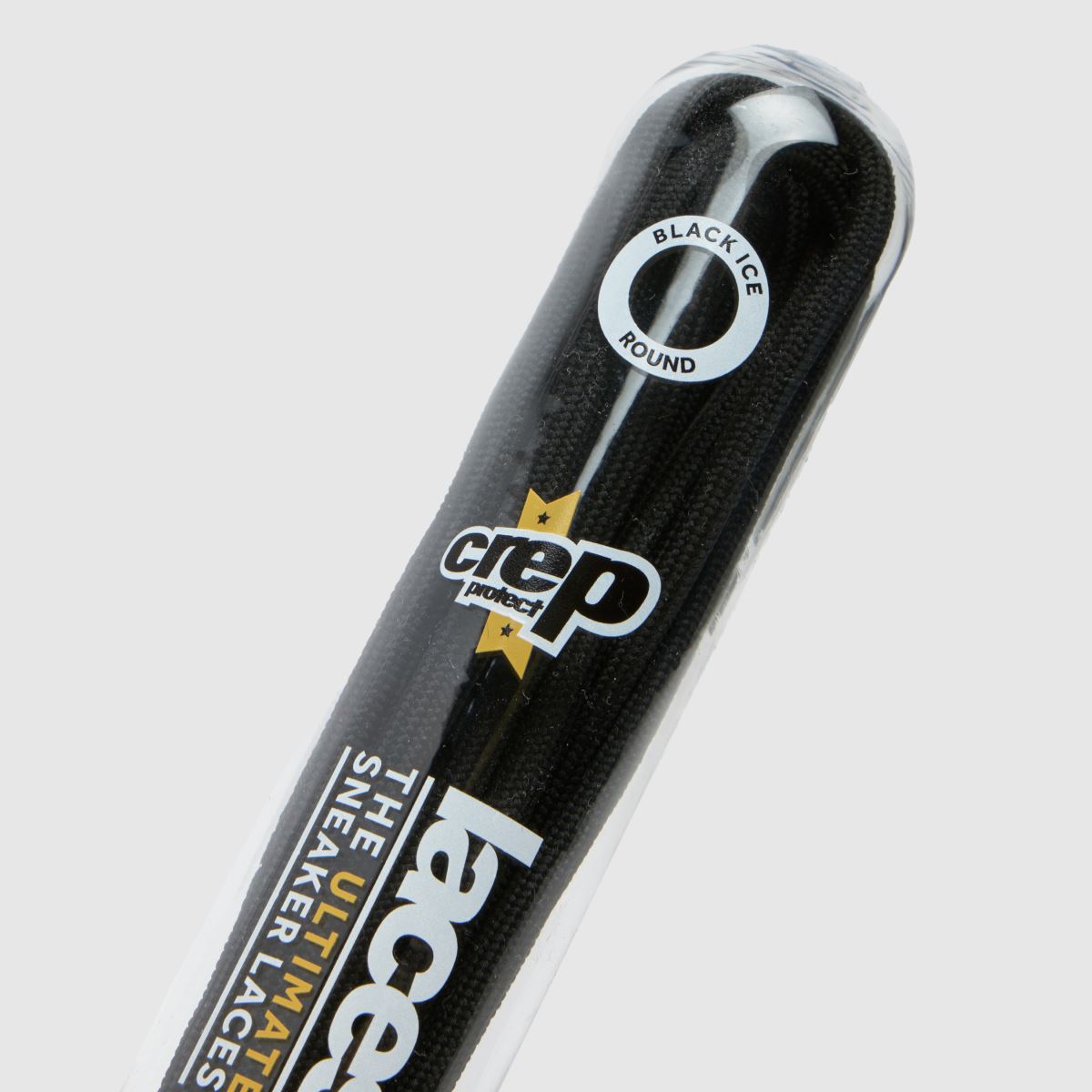 Crep Protect fekete, kerek tónusú fűzők