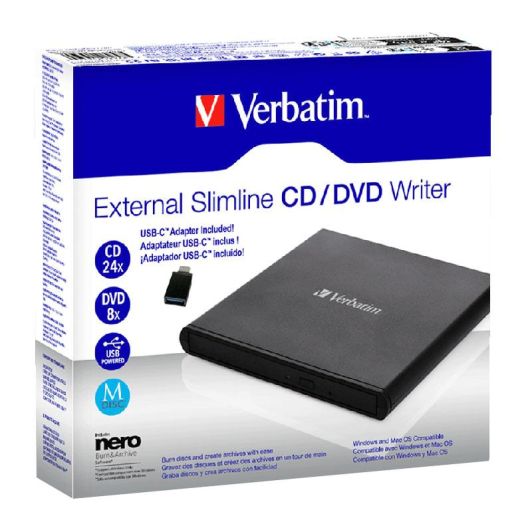 Brander VERBATIM Unitate CD/DVD externă USB 2.0