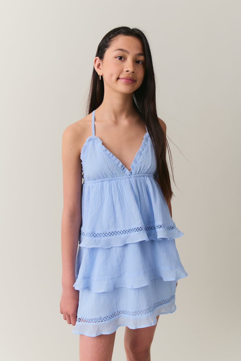 Y triangle mini dress