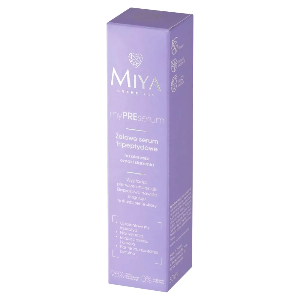 Miya myPREserum - tripeptidinis gelio serumas pirmiesiems senėjimo požymiams 30 ml