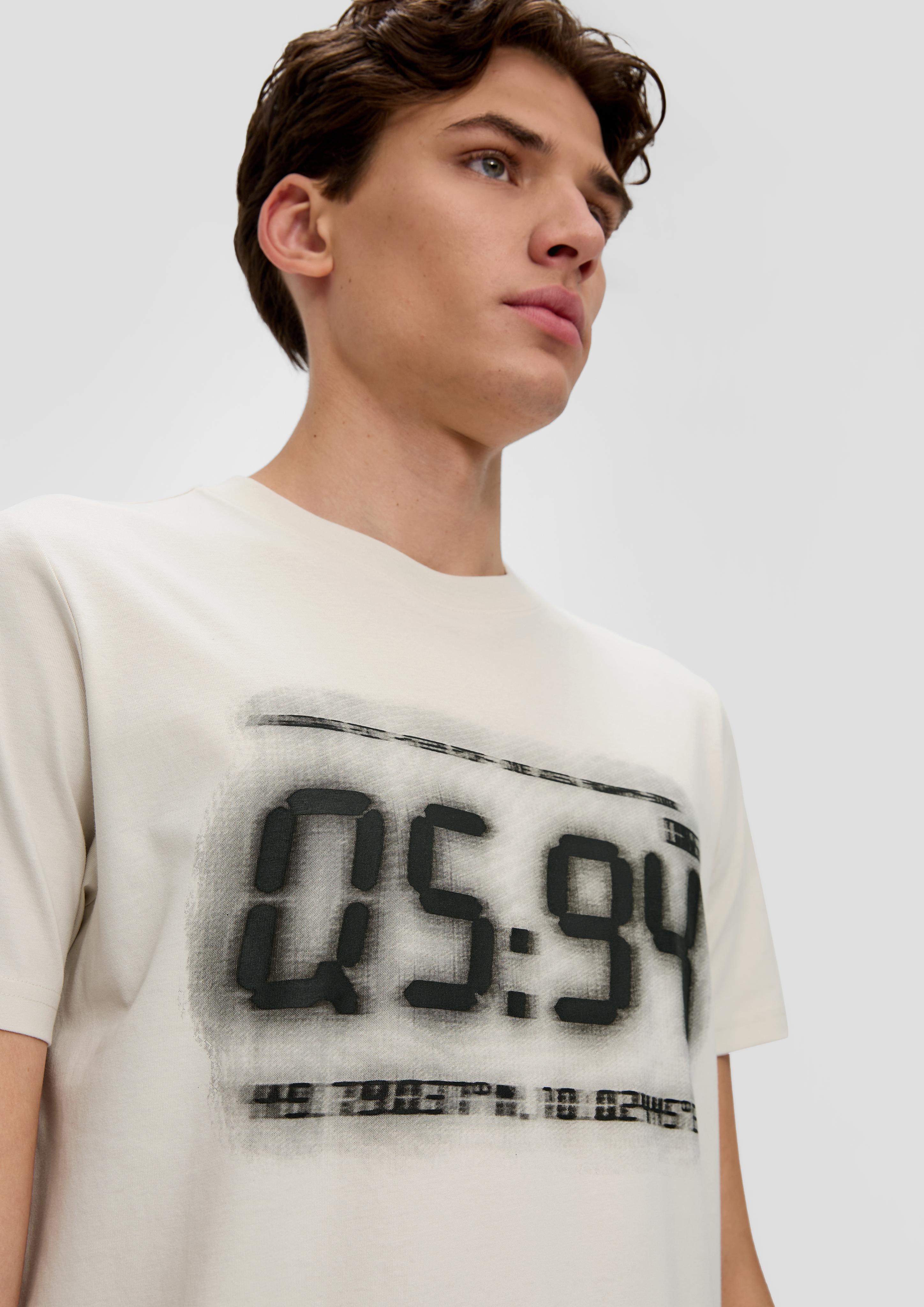 Baumwollshirt mit Grafik-Print  2142328-03D0